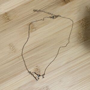 Gold Leo Astrology Sign Necklace